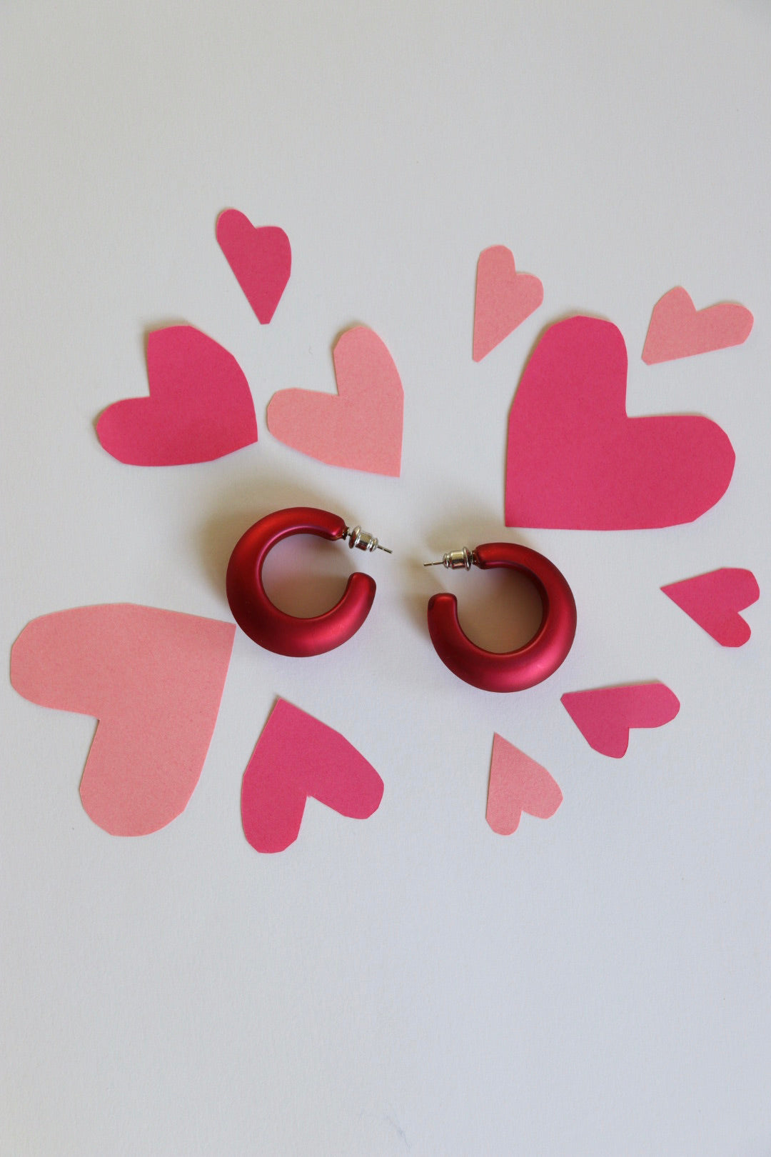 The Metallic Pink - earrings