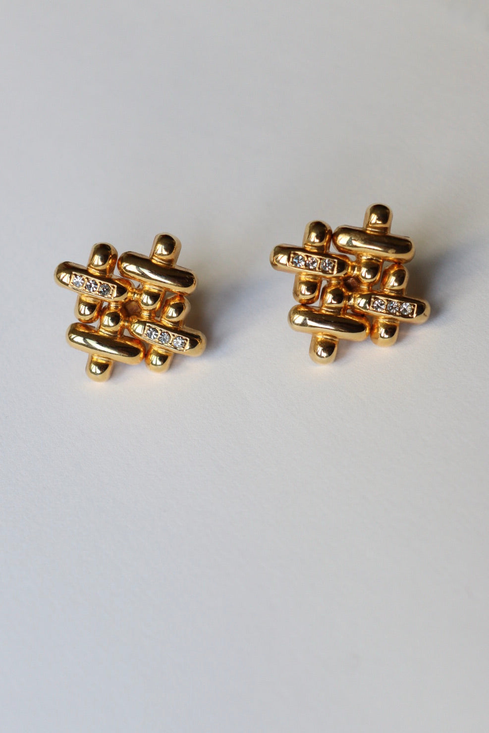 The Golden Squares - earrings