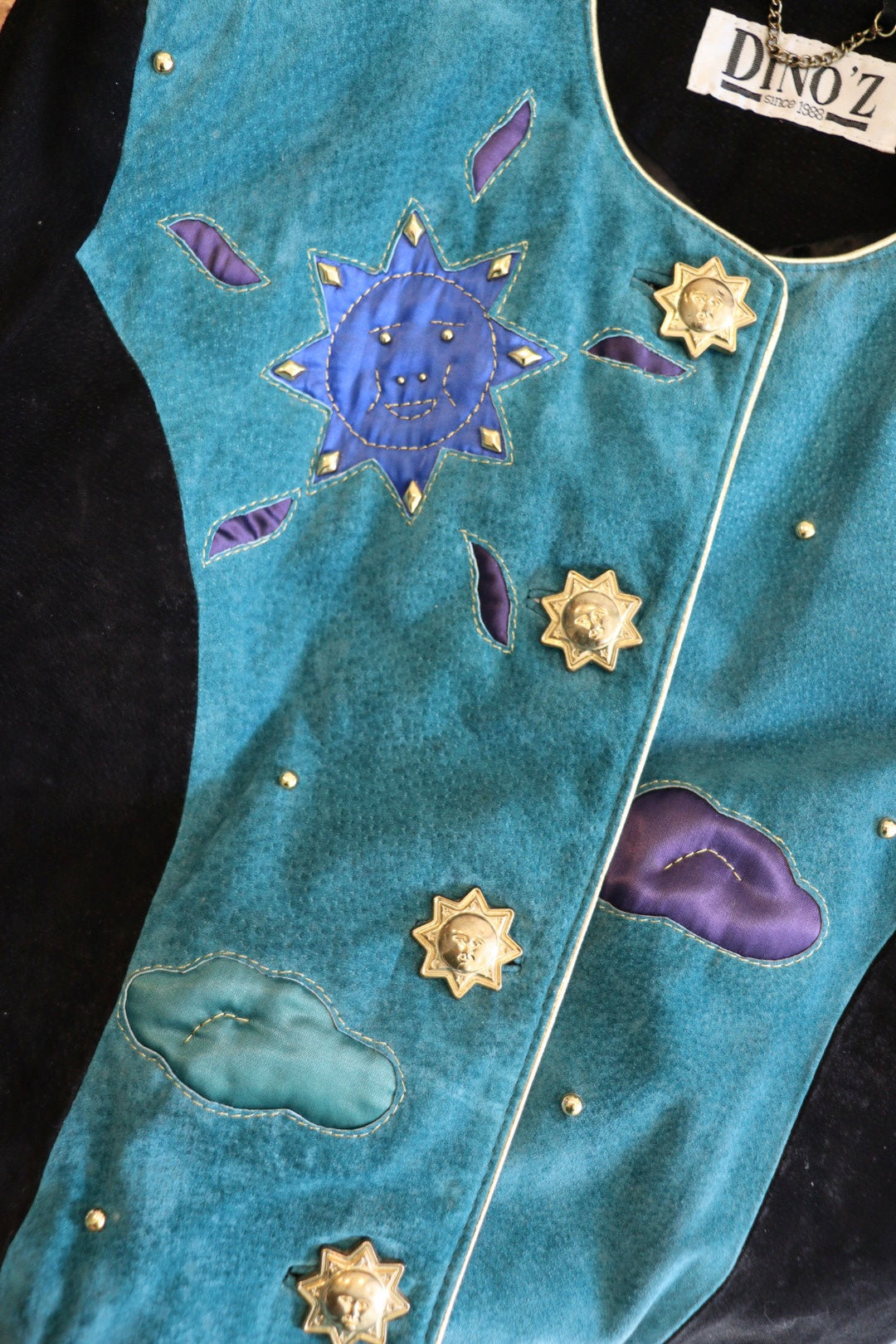 The Suede Sky - Dino’z jacket - S up to M/L