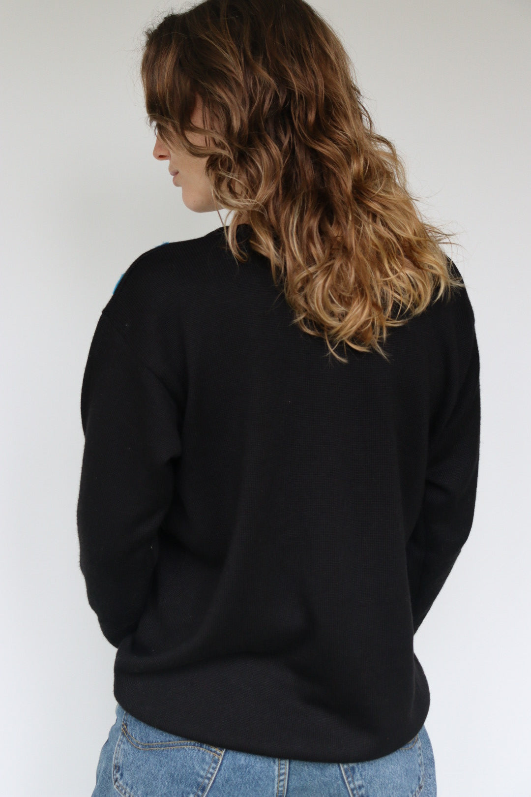 The Embroidered Garden - sweater - S up to M