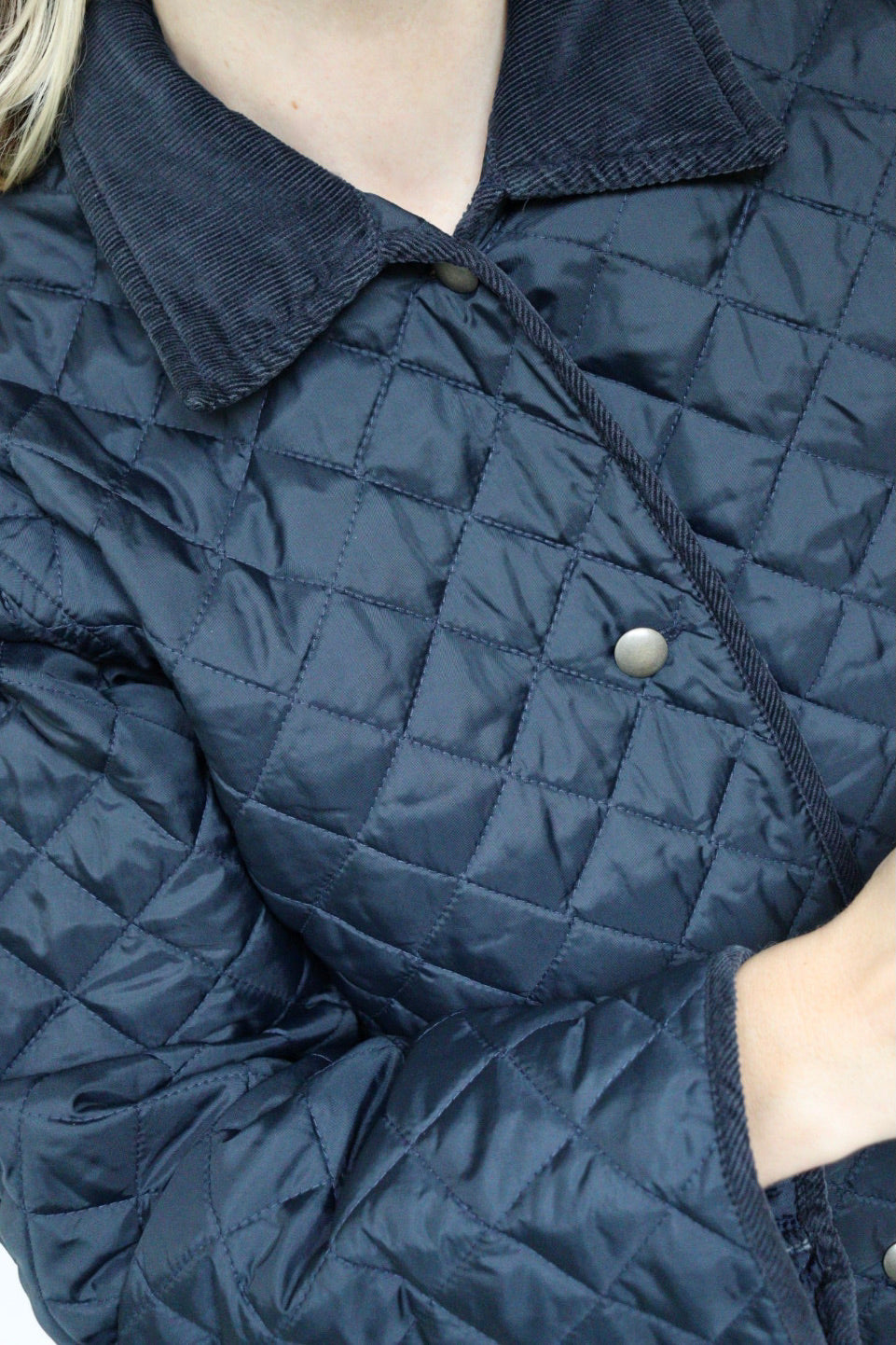 The Navy Amaranto - quilted jacket - S up to M/L