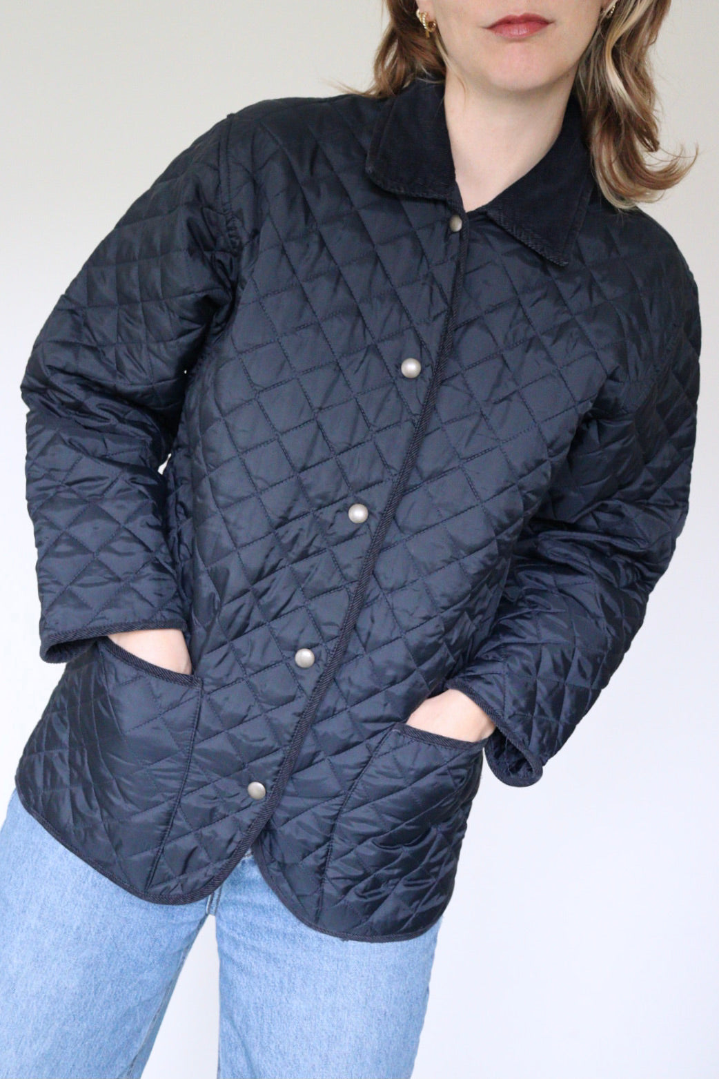 The Navy Amaranto - quilted jacket - S up to M/L