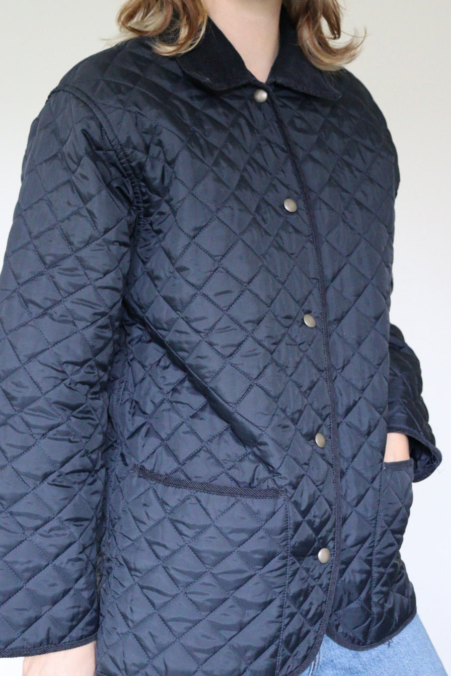 The Navy Amaranto - quilted jacket - S up to M/L