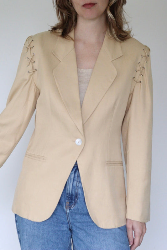 The Lace Up - blazer - S up to M/L
