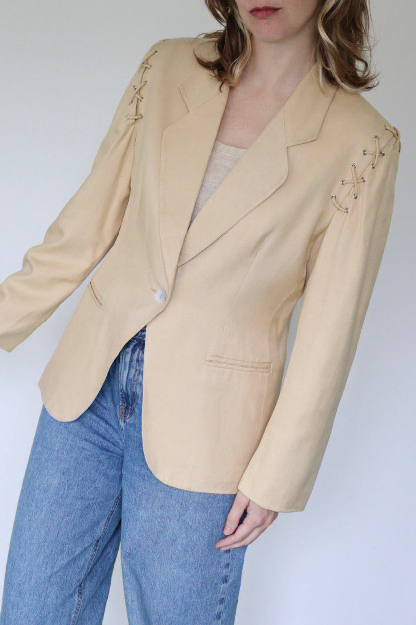 The Lace Up - blazer - S up to M/L