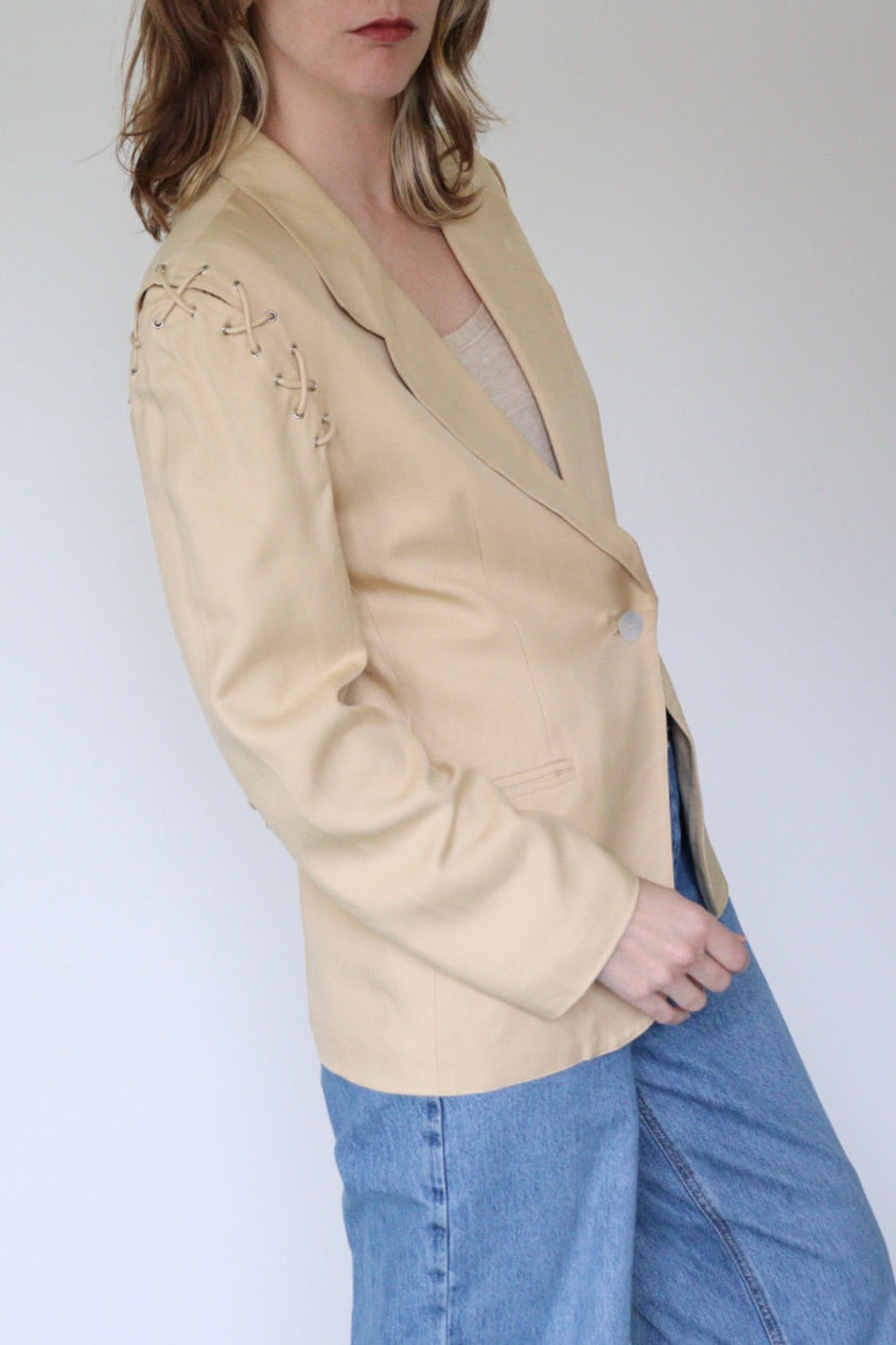 The Lace Up - blazer - S up to M/L
