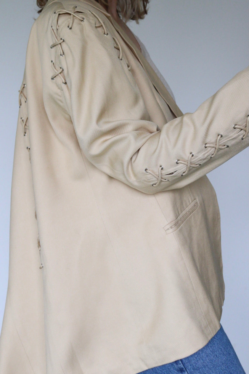 The Lace Up - blazer - S up to M/L