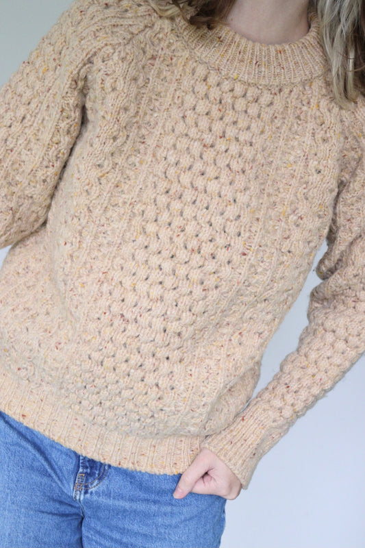 The Dunloe Aran - knitted sweater - S up to L