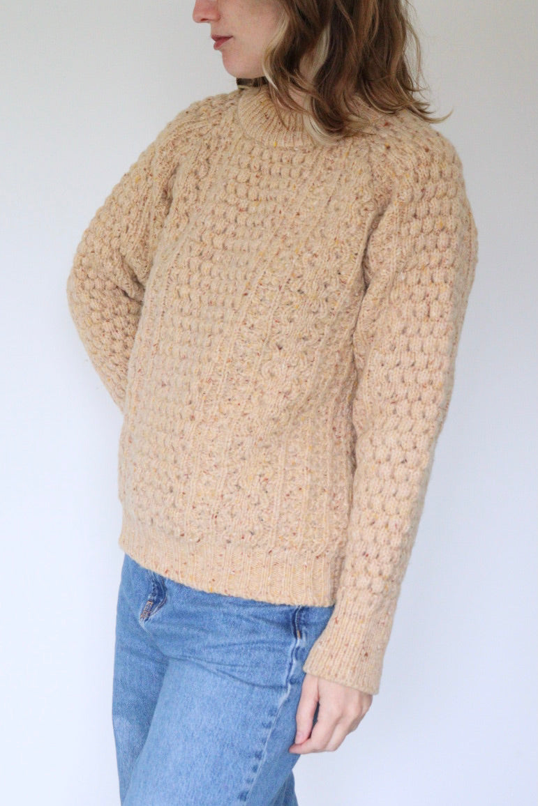The Dunloe Aran - knitted sweater - S up to L