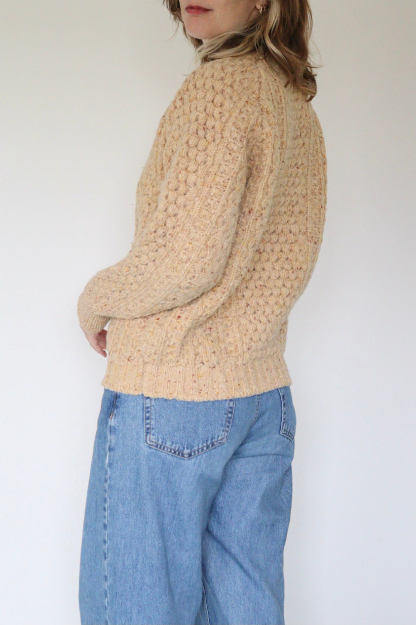 The Dunloe Aran - knitted sweater - S up to L