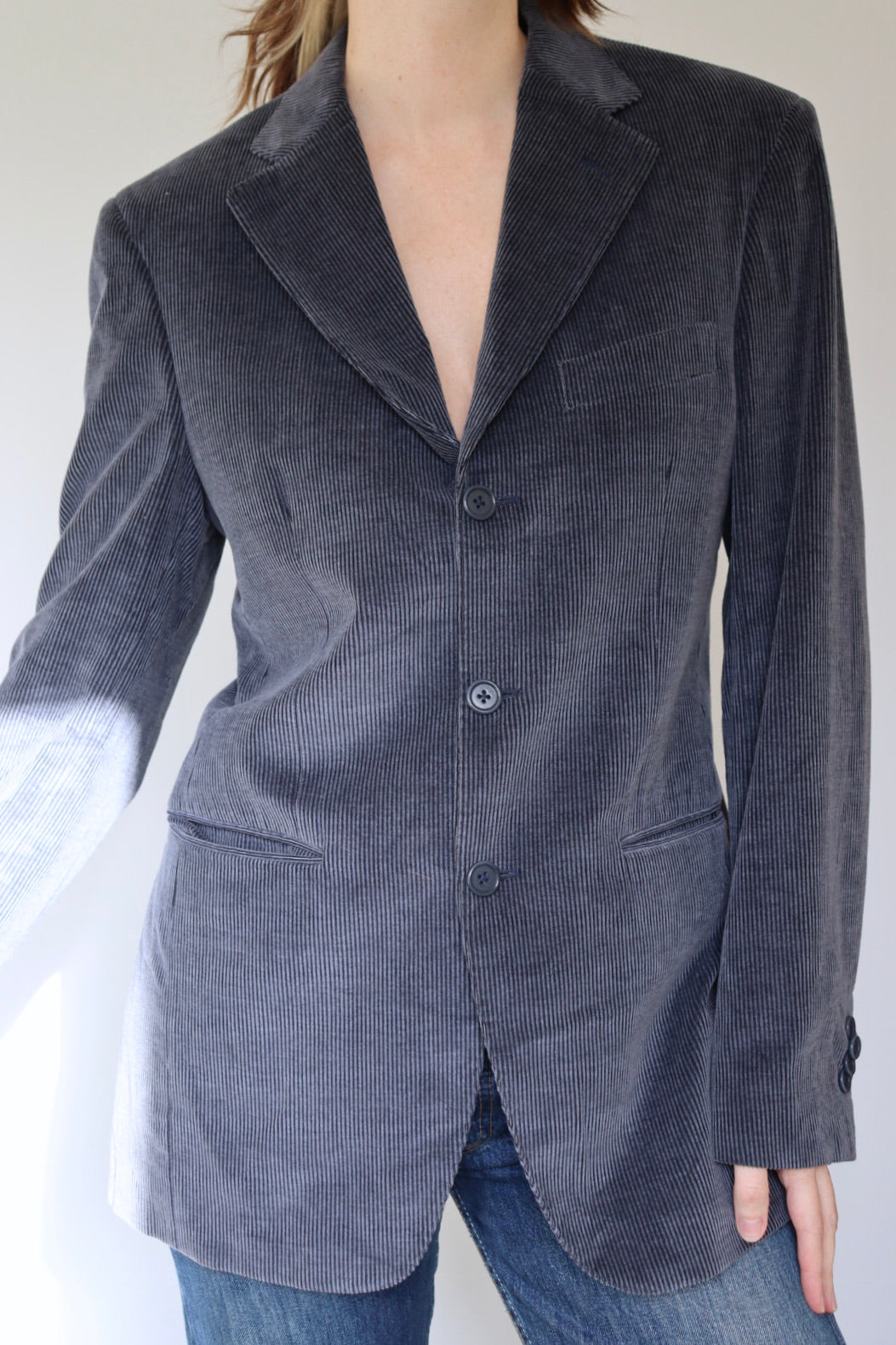 The Grey Corduroy - blazer - S up to M/L