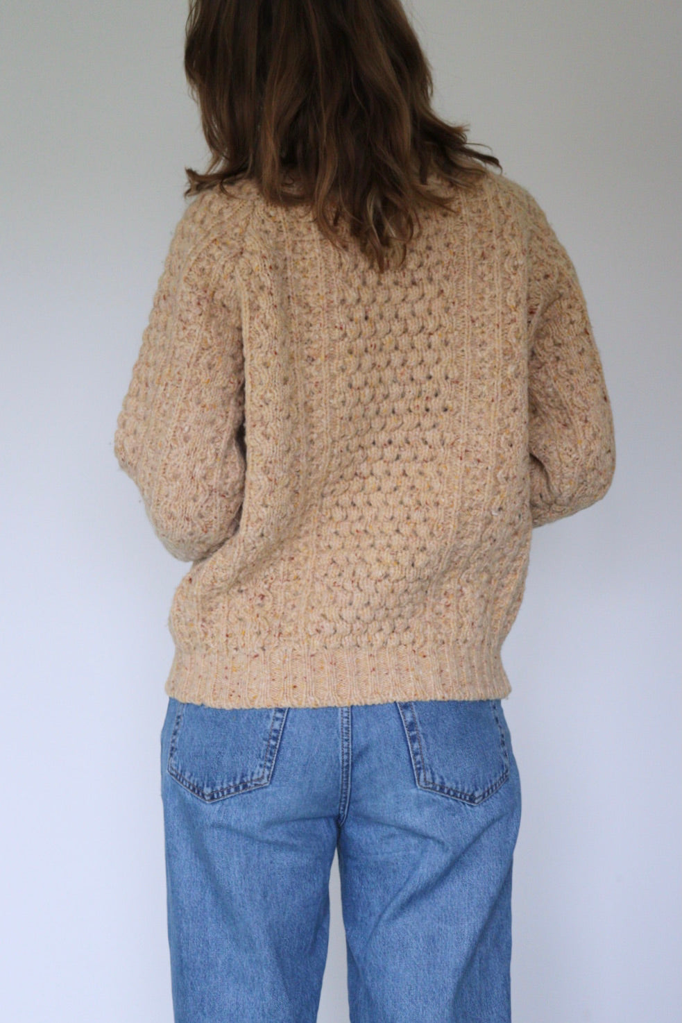 The Dunloe Aran - knitted sweater - S up to L