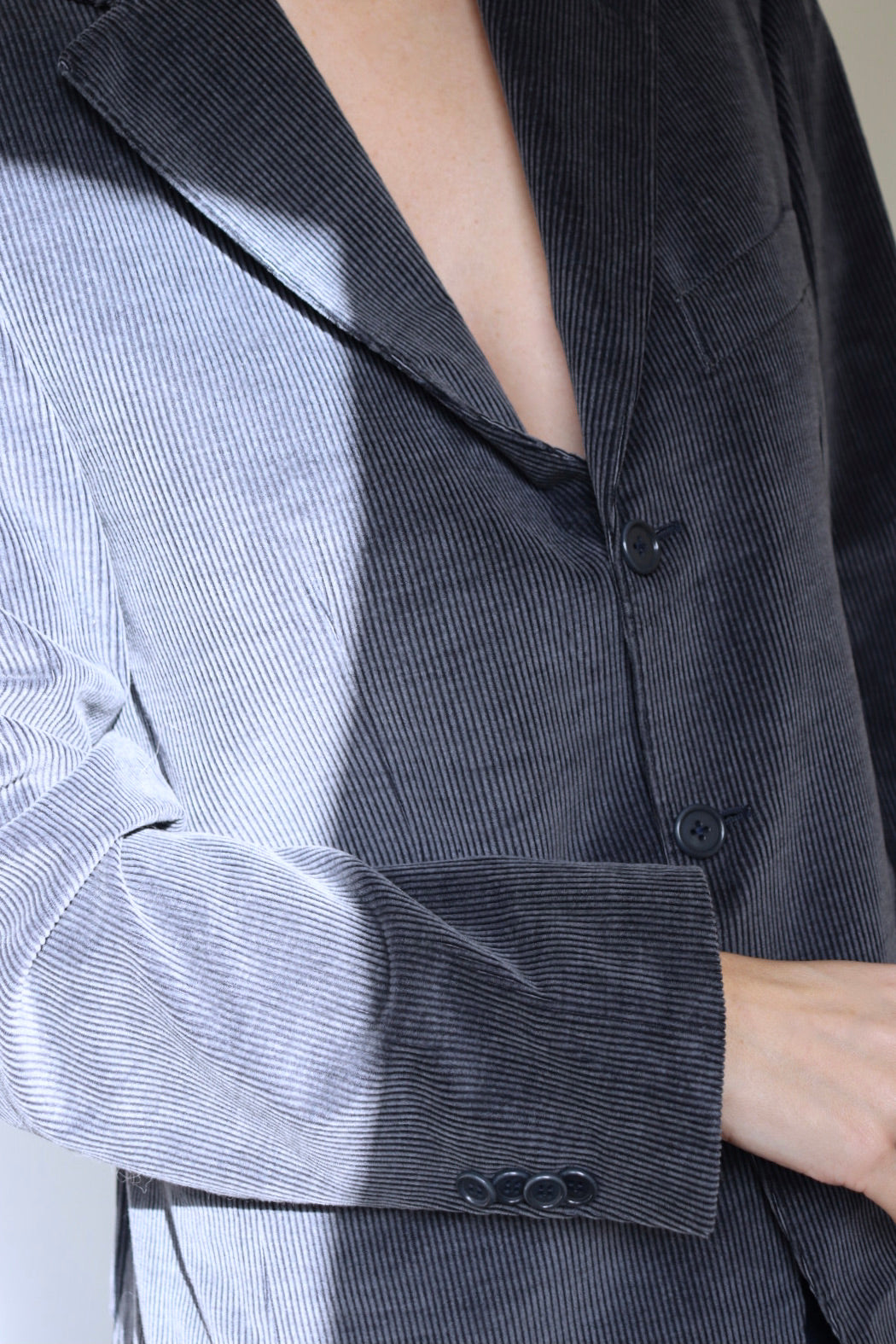 The Grey Corduroy - blazer - S up to M/L