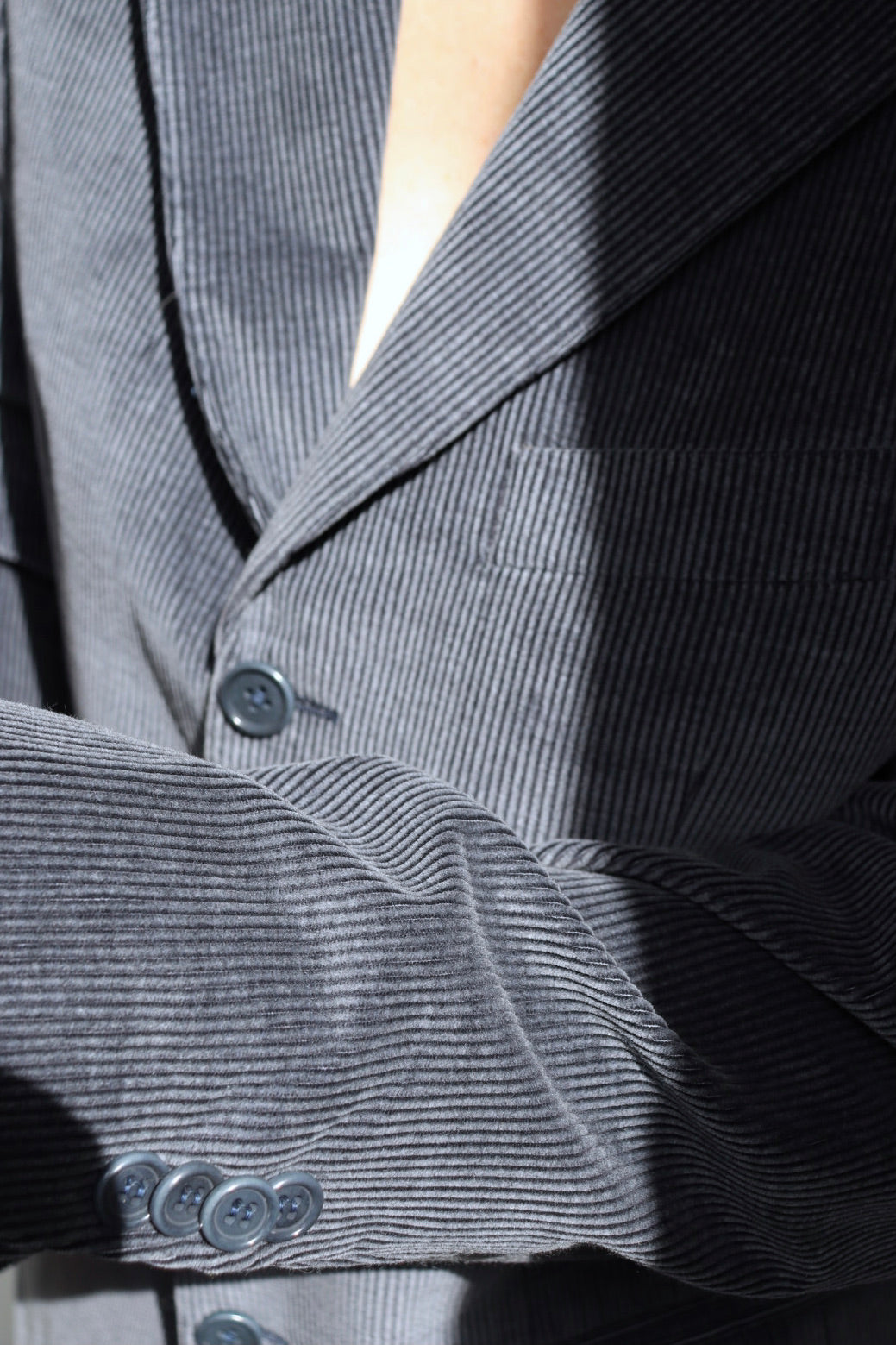 The Grey Corduroy - blazer - S up to M/L