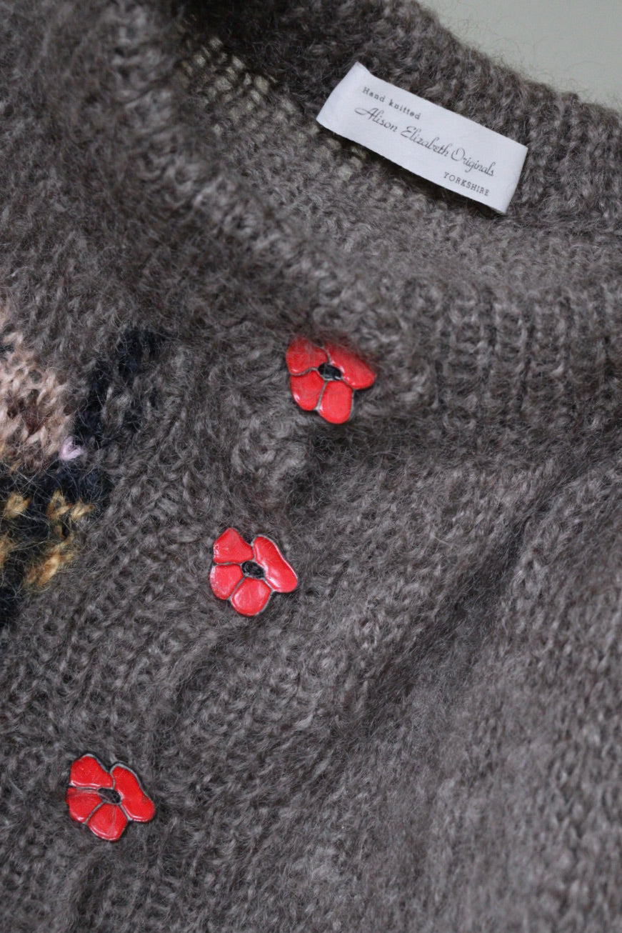 The Alison Elizabeth - handknitted cardigan - S up to L