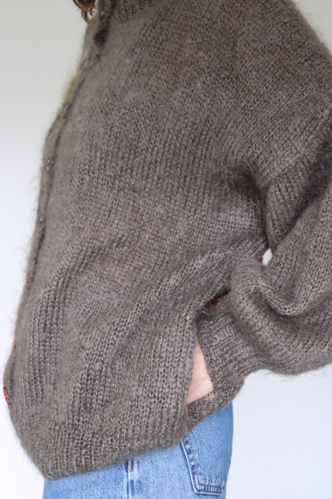 The Alison Elizabeth - handknitted cardigan - S up to L