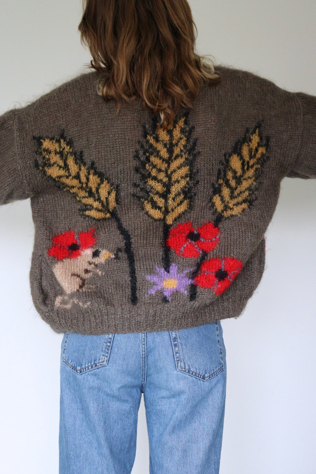 The Alison Elizabeth - handknitted cardigan - S up to L