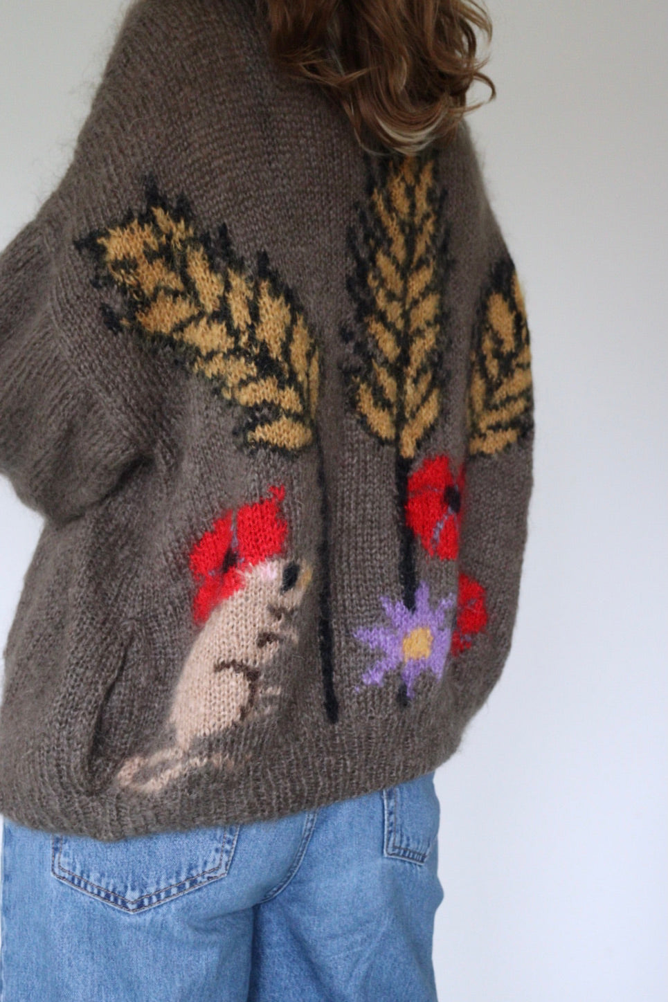 The Alison Elizabeth - handknitted cardigan - S up to L