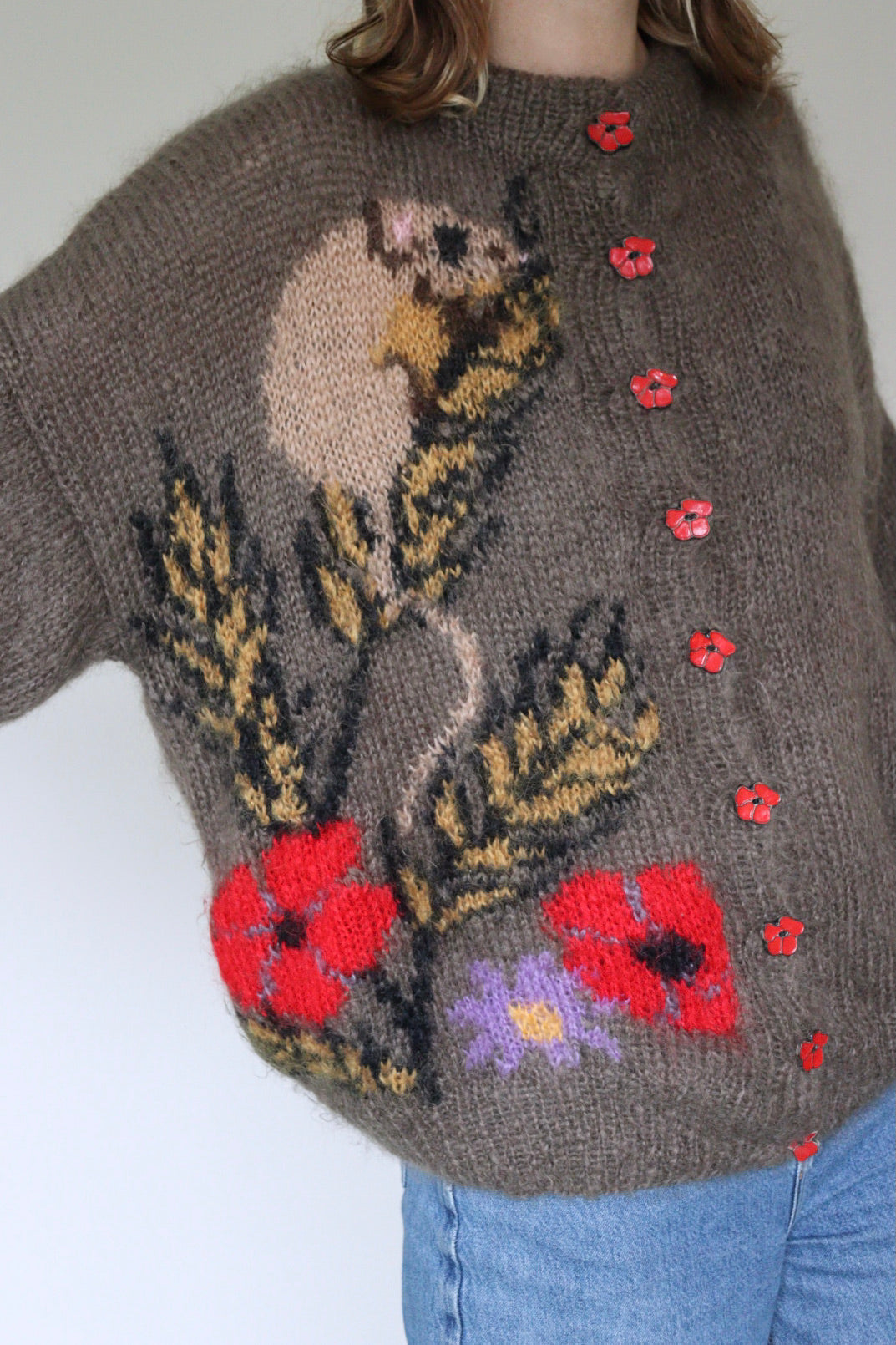 The Alison Elizabeth - handknitted cardigan - S up to L