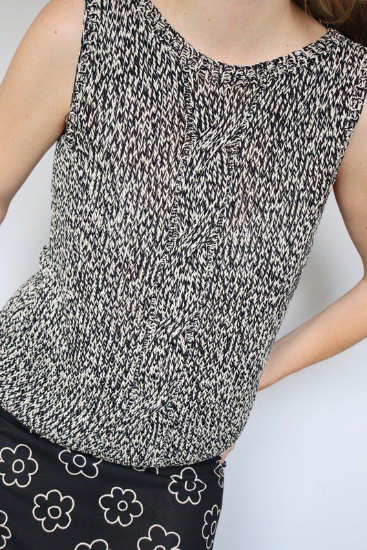 The B&W knit - top - S up to M