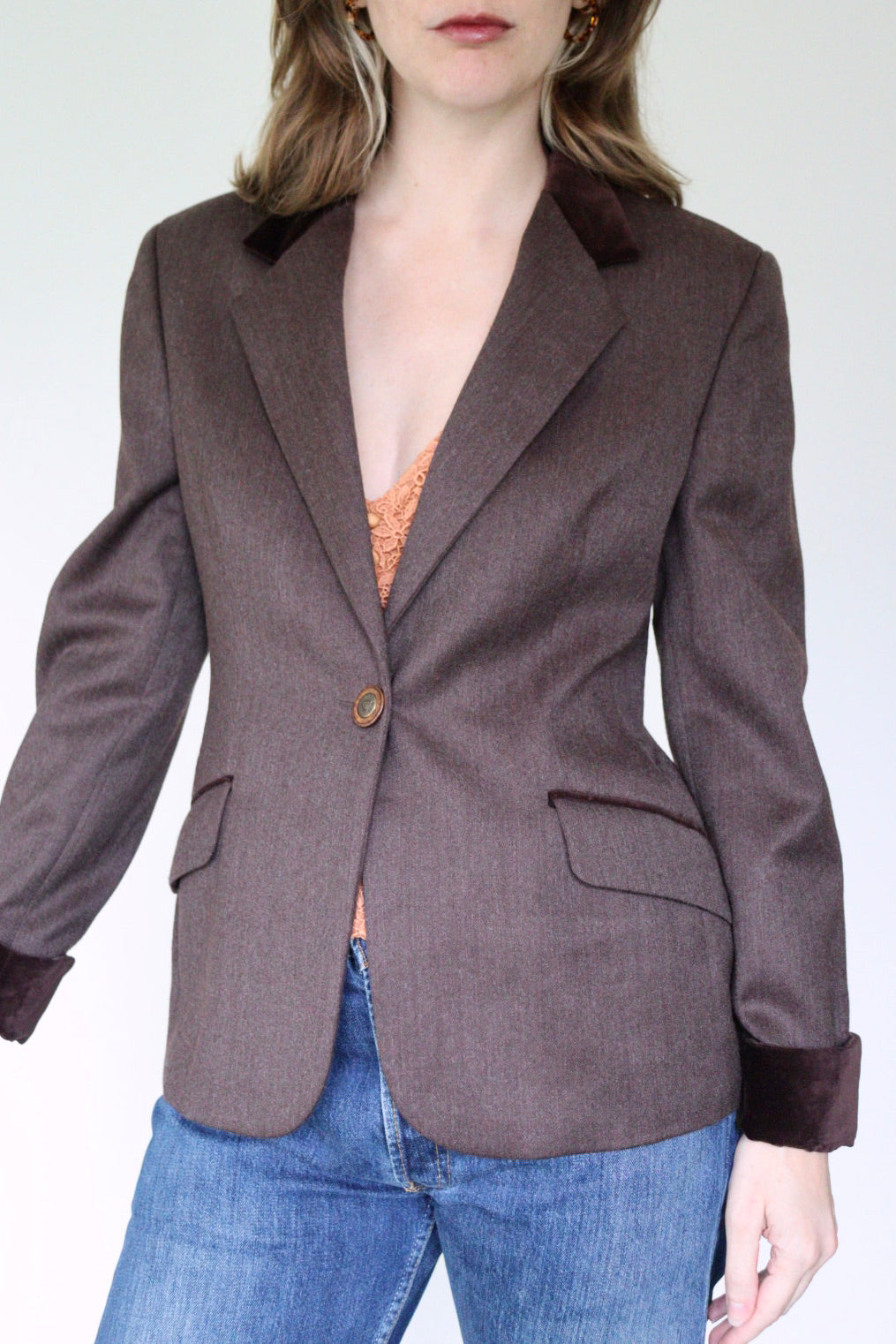 The Velvet Chêne - blazer - S up to M