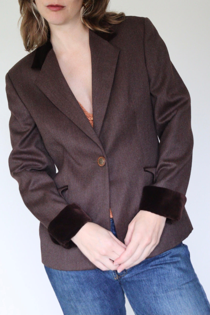 The Velvet Chêne - blazer - S up to M