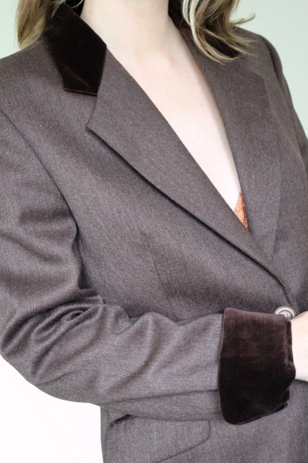 The Velvet Chêne - blazer - S up to M