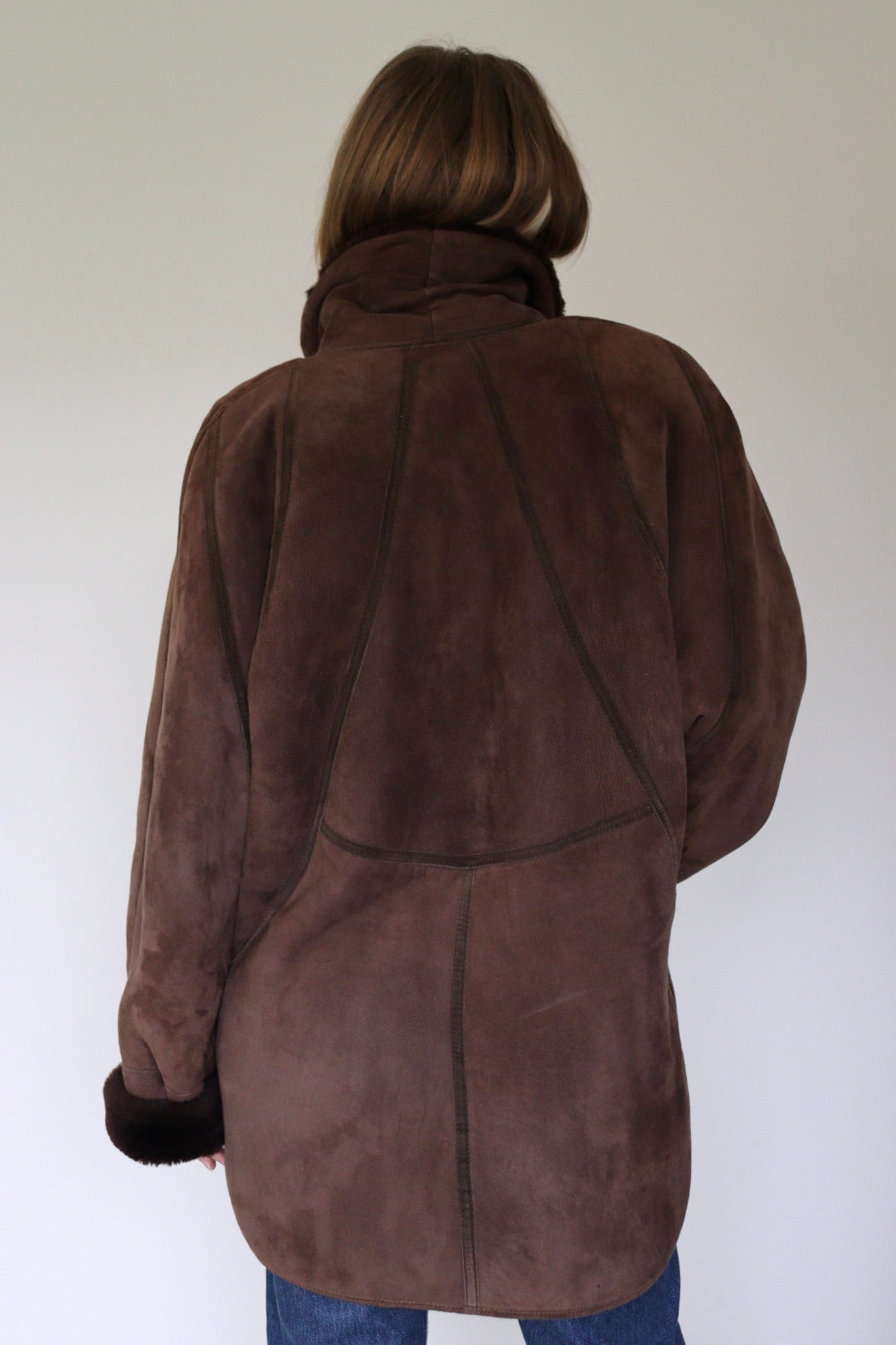 The Chocolate Moscoat - shearling / lammy coat - S up to XL
