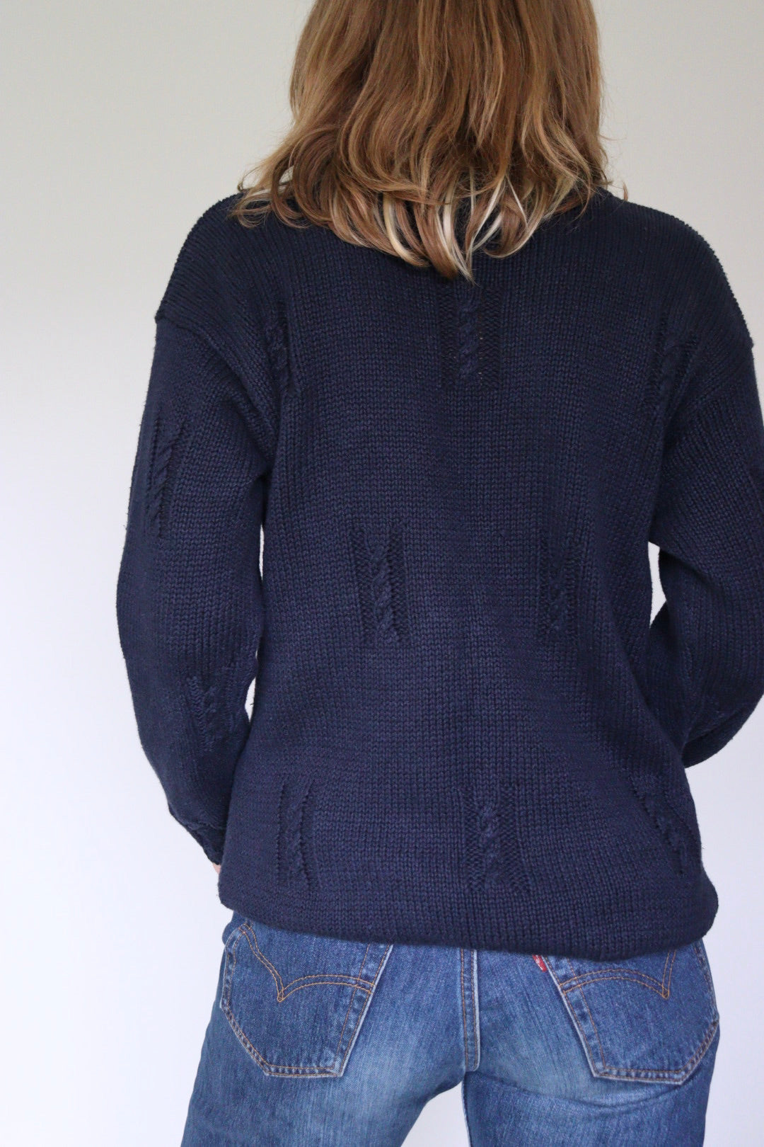 The Knitted Leaves - sweater - S up to M/L