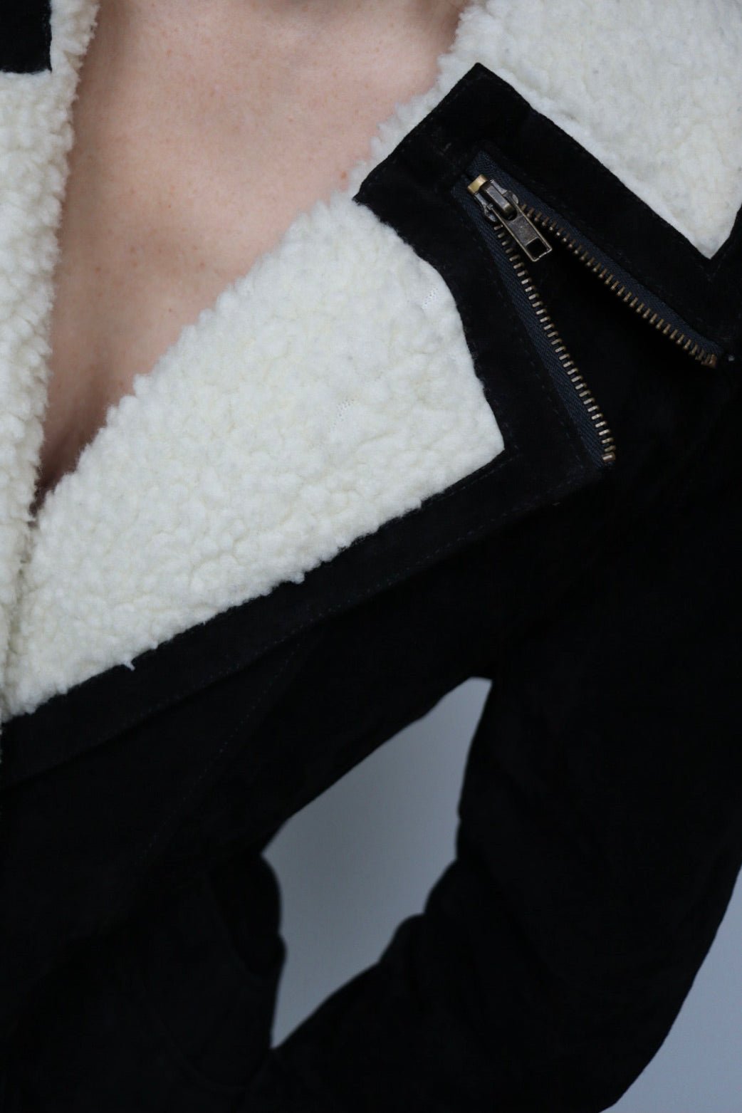 The Lammy Zip - lammy coat / shearling jacket - S up to L/XL