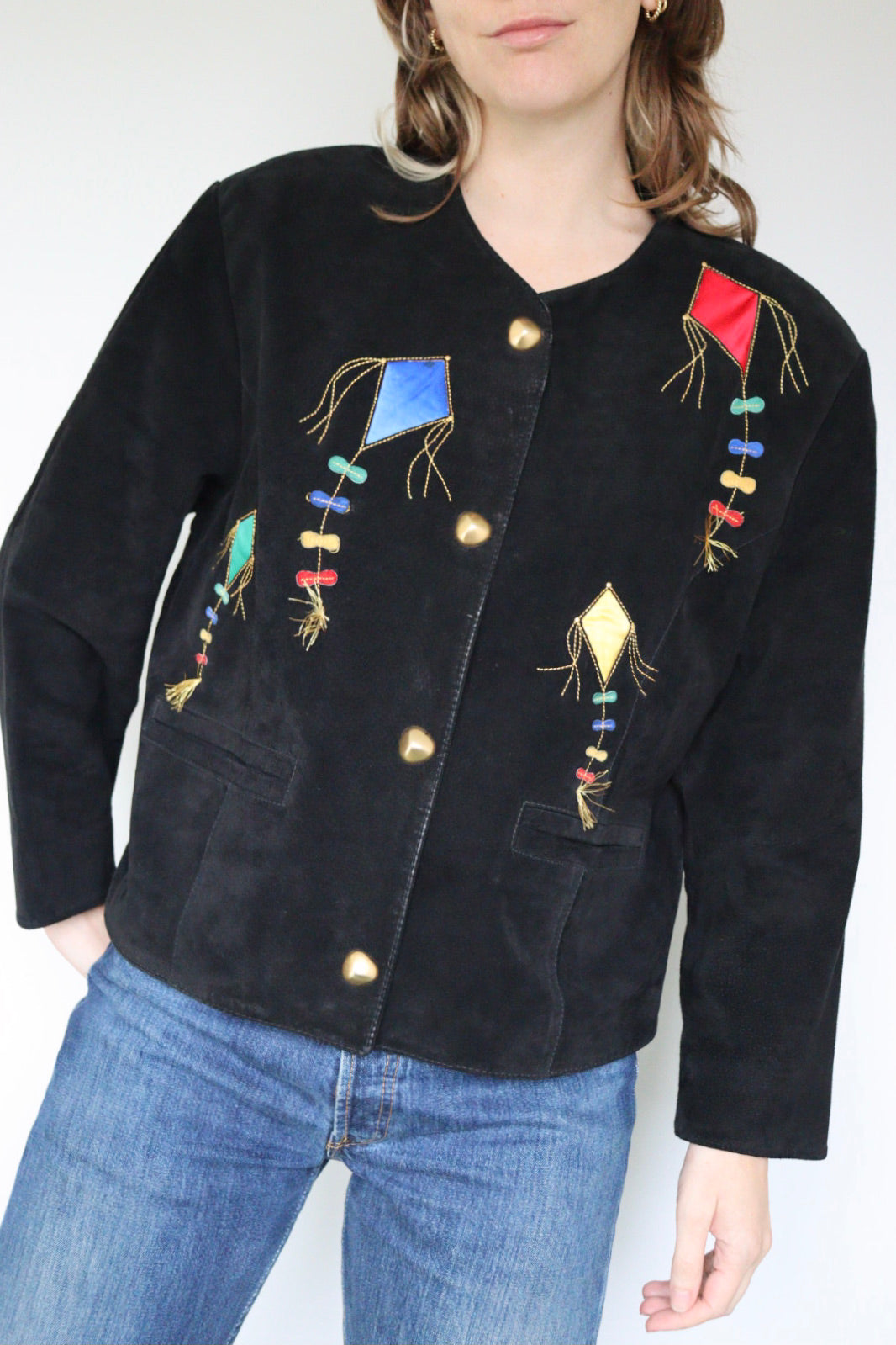 The Suede Kite - Dino'z jacket - S up to L