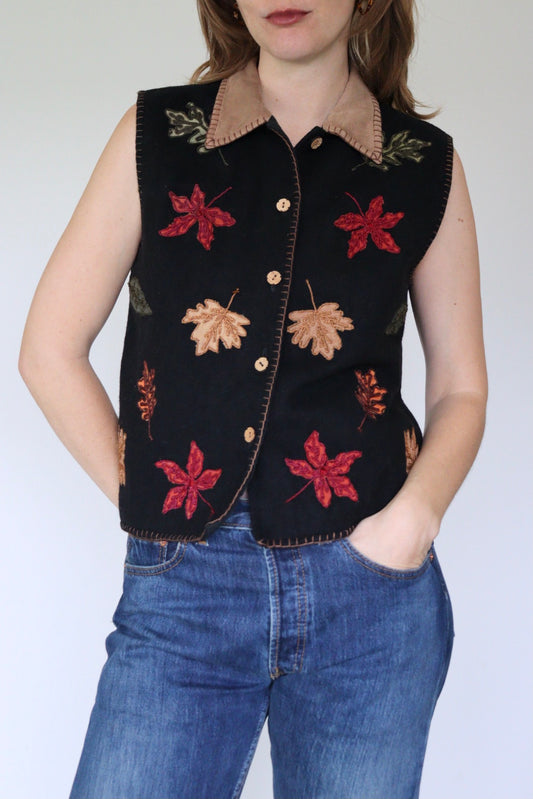 The Falling Leaves - gilet / waistcoat - S up to M