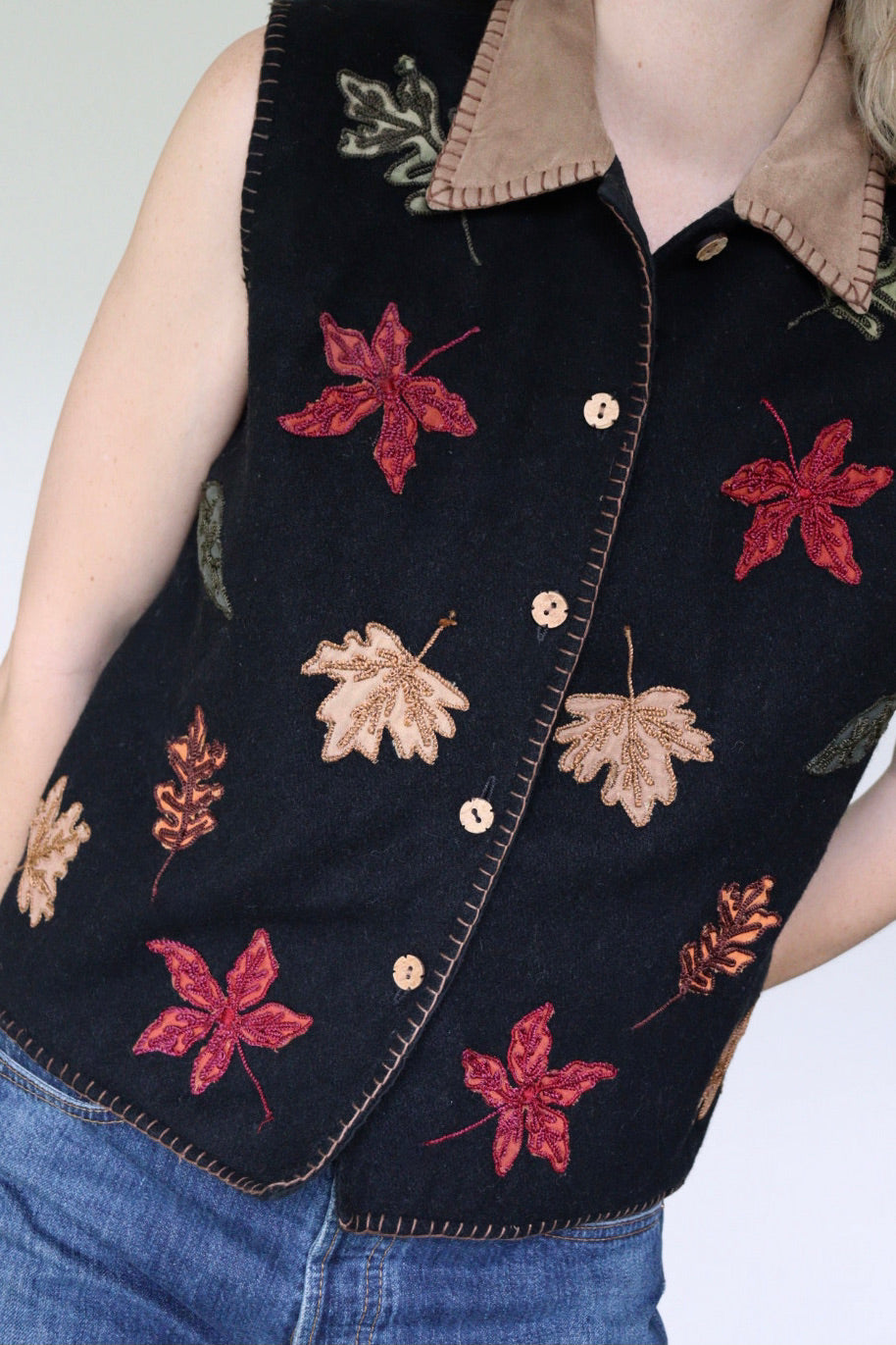 The Falling Leaves - gilet / waistcoat - S up to M