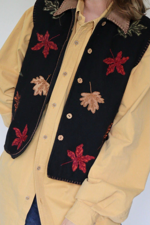 The Falling Leaves - gilet / waistcoat - S up to M
