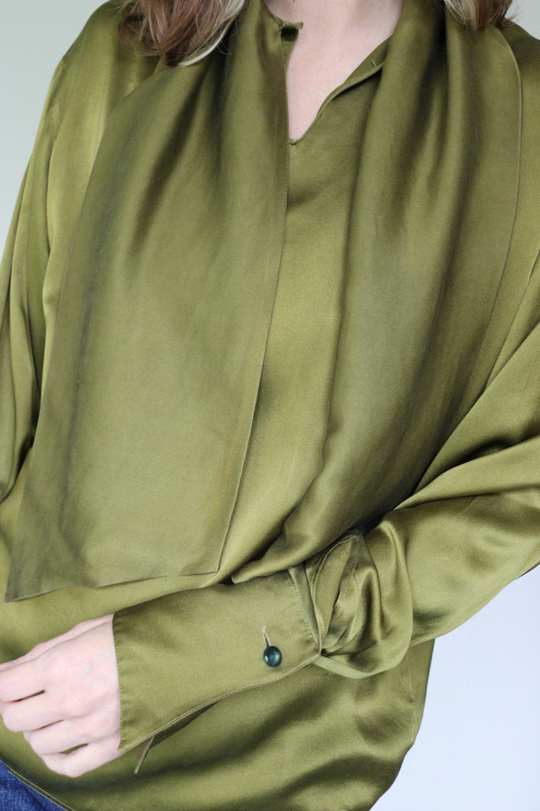 The Forest Fairy - silk blouse - S up to M