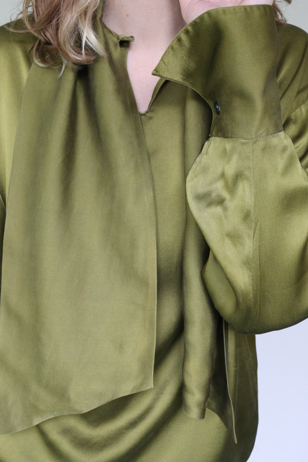 The Forest Fairy - silk blouse - S up to M