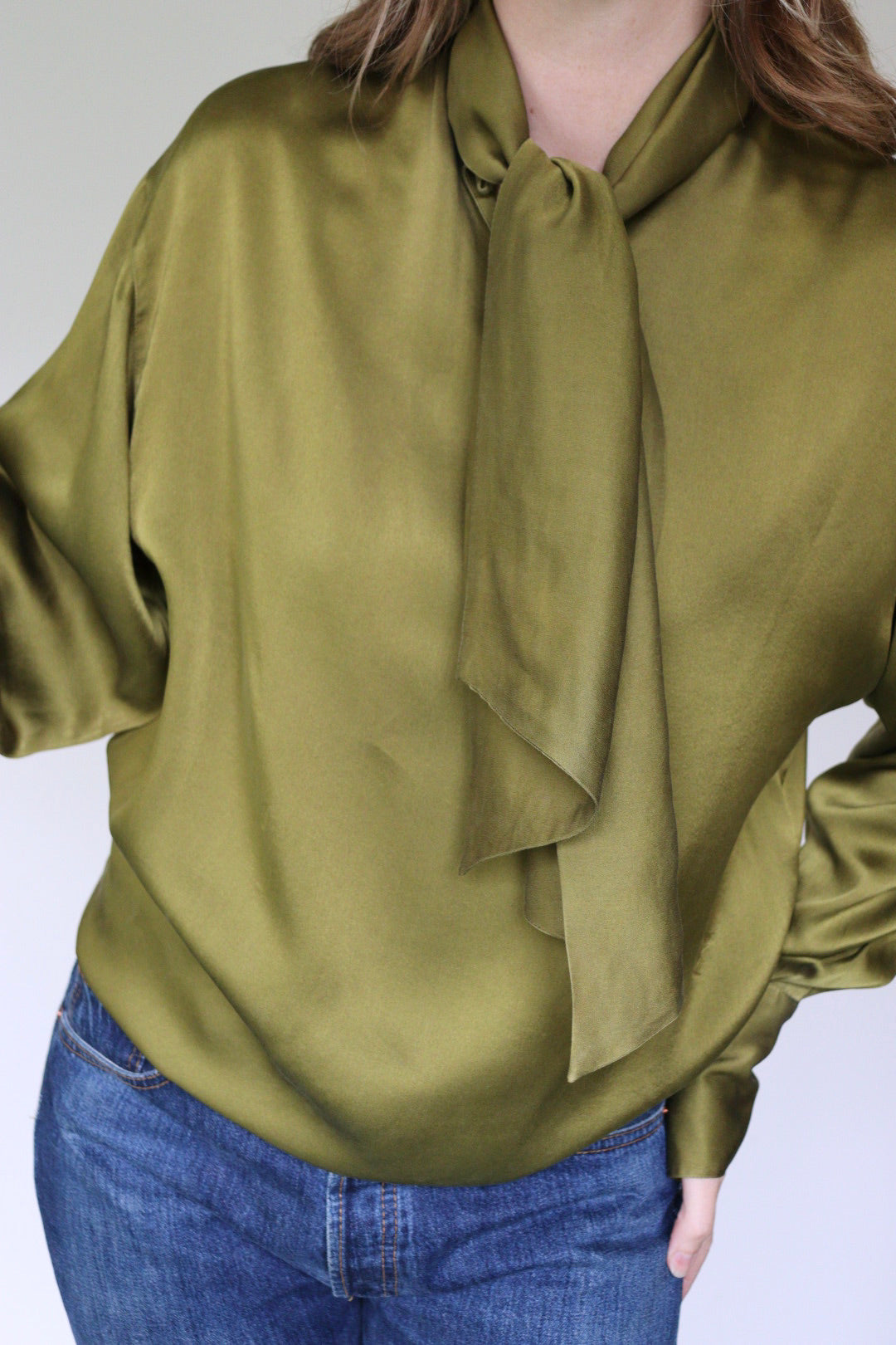 The Forest Fairy - silk blouse - S up to M