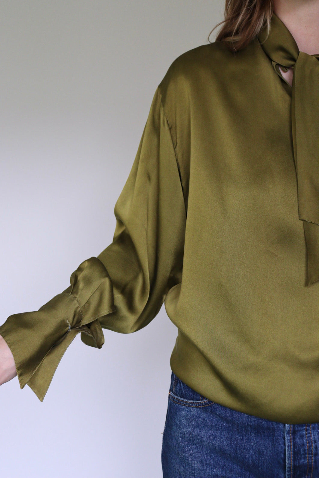 The Forest Fairy - silk blouse - S up to M