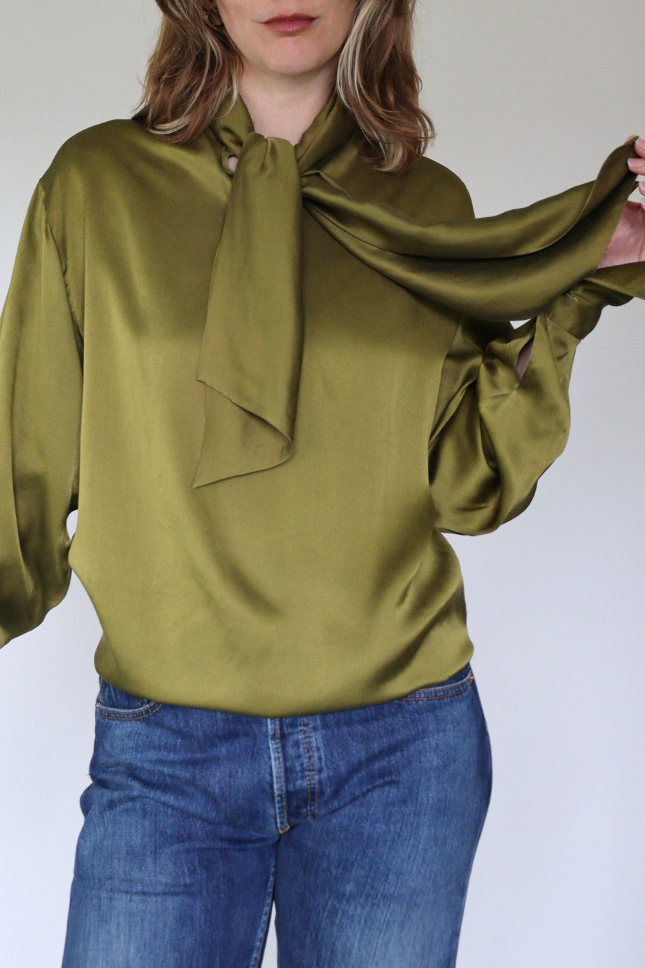 The Forest Fairy - silk blouse - S up to M