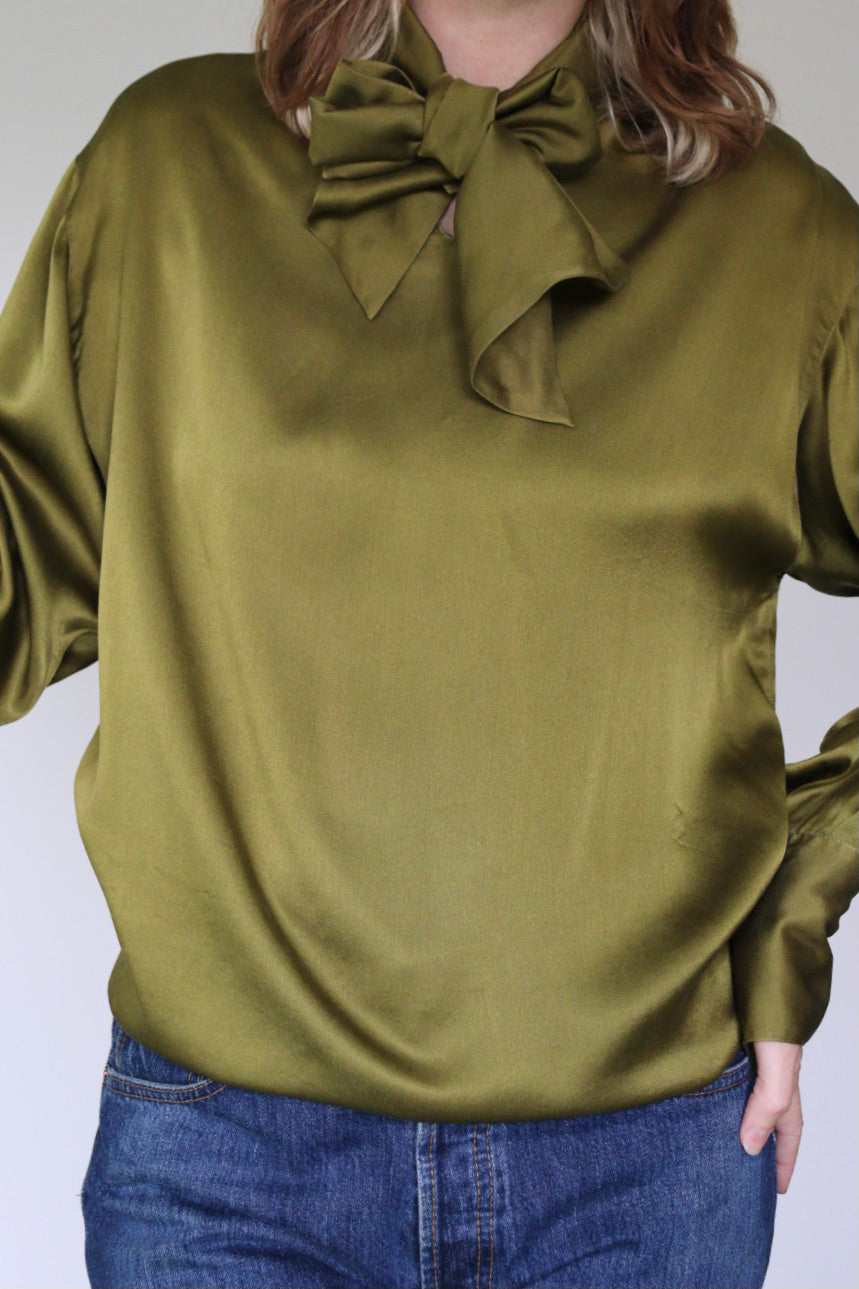 The Forest Fairy - silk blouse - S up to M