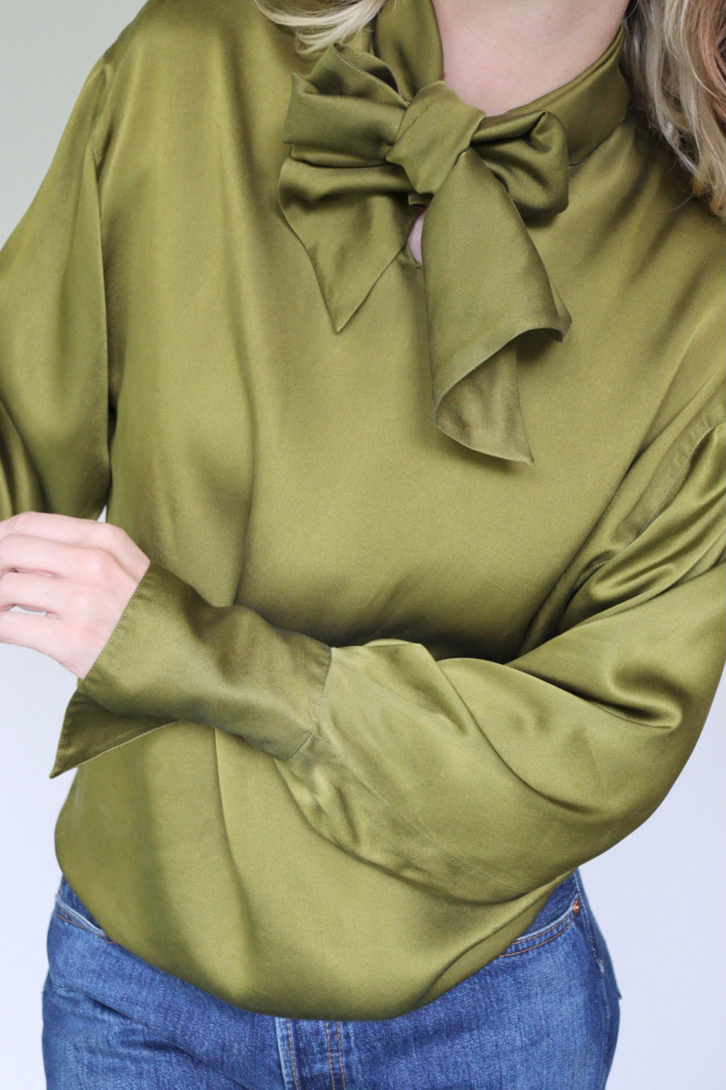 The Forest Fairy - silk blouse - S up to M