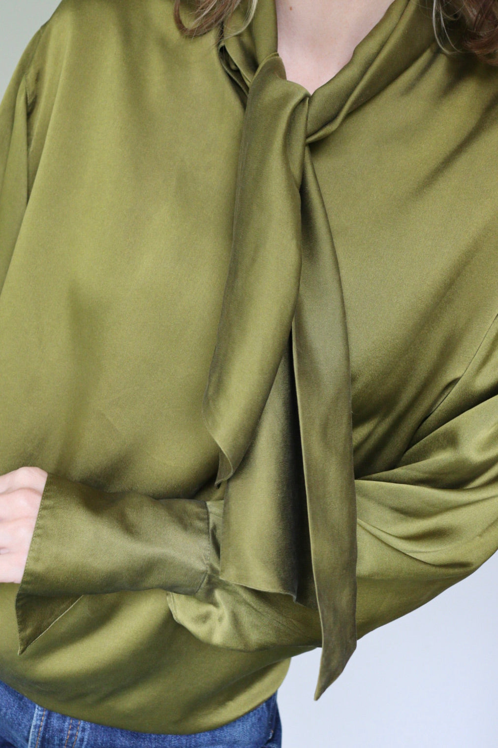 The Forest Fairy - silk blouse - S up to M