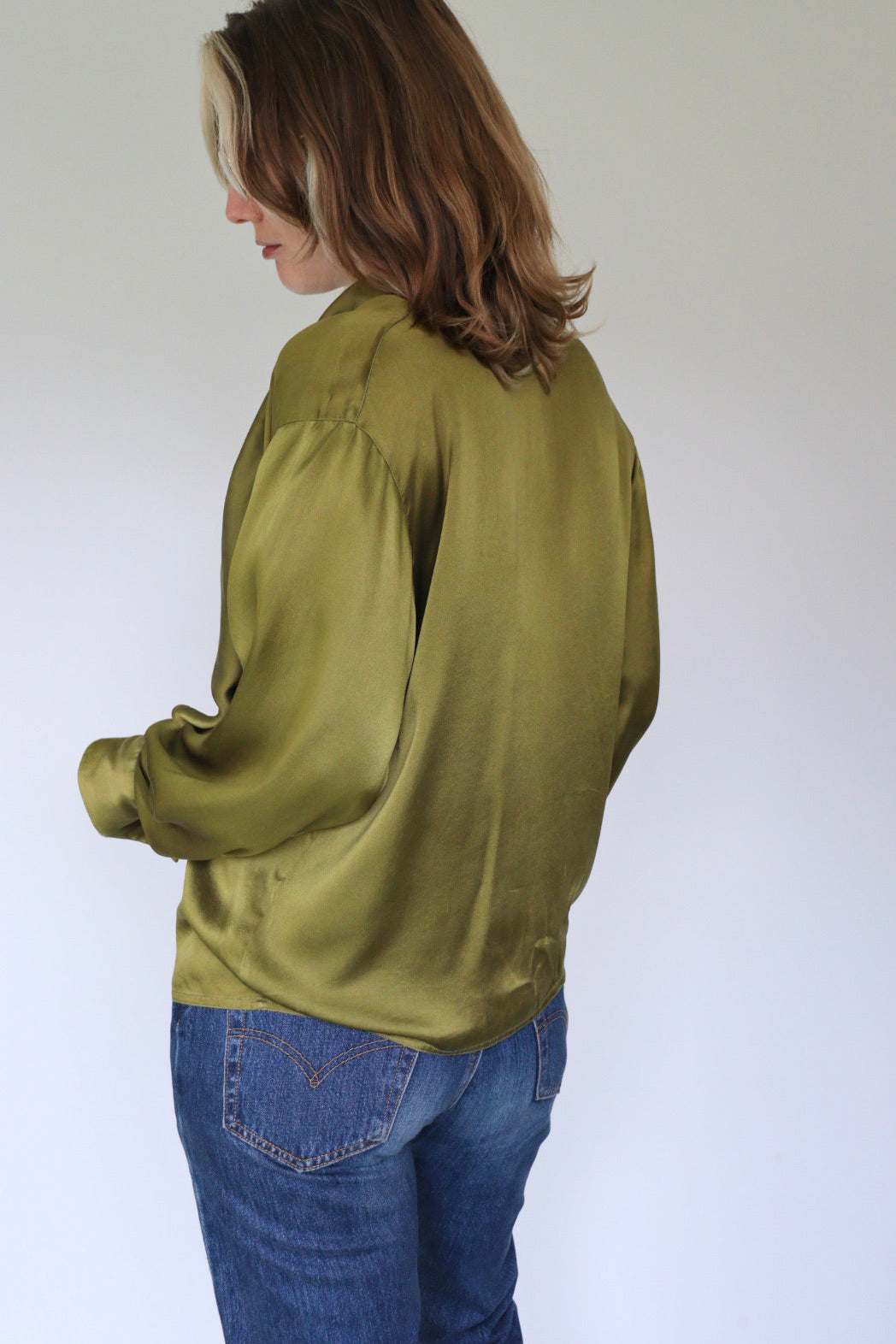 The Forest Fairy - silk blouse - S up to M