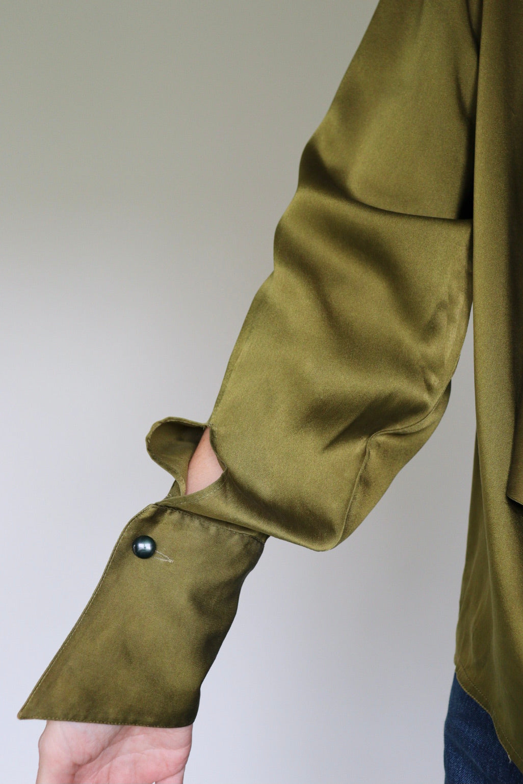 The Forest Fairy - silk blouse - S up to M