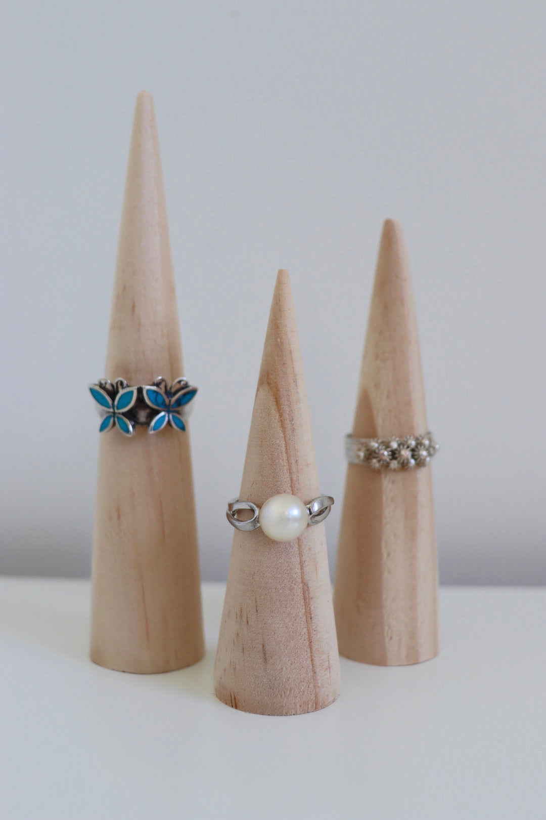 The Twisted Pearl - vintage silver ring with pearl