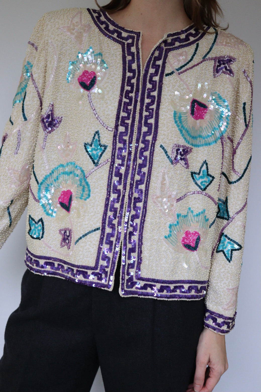 The Sequin Show - sequin jacket - S up to L