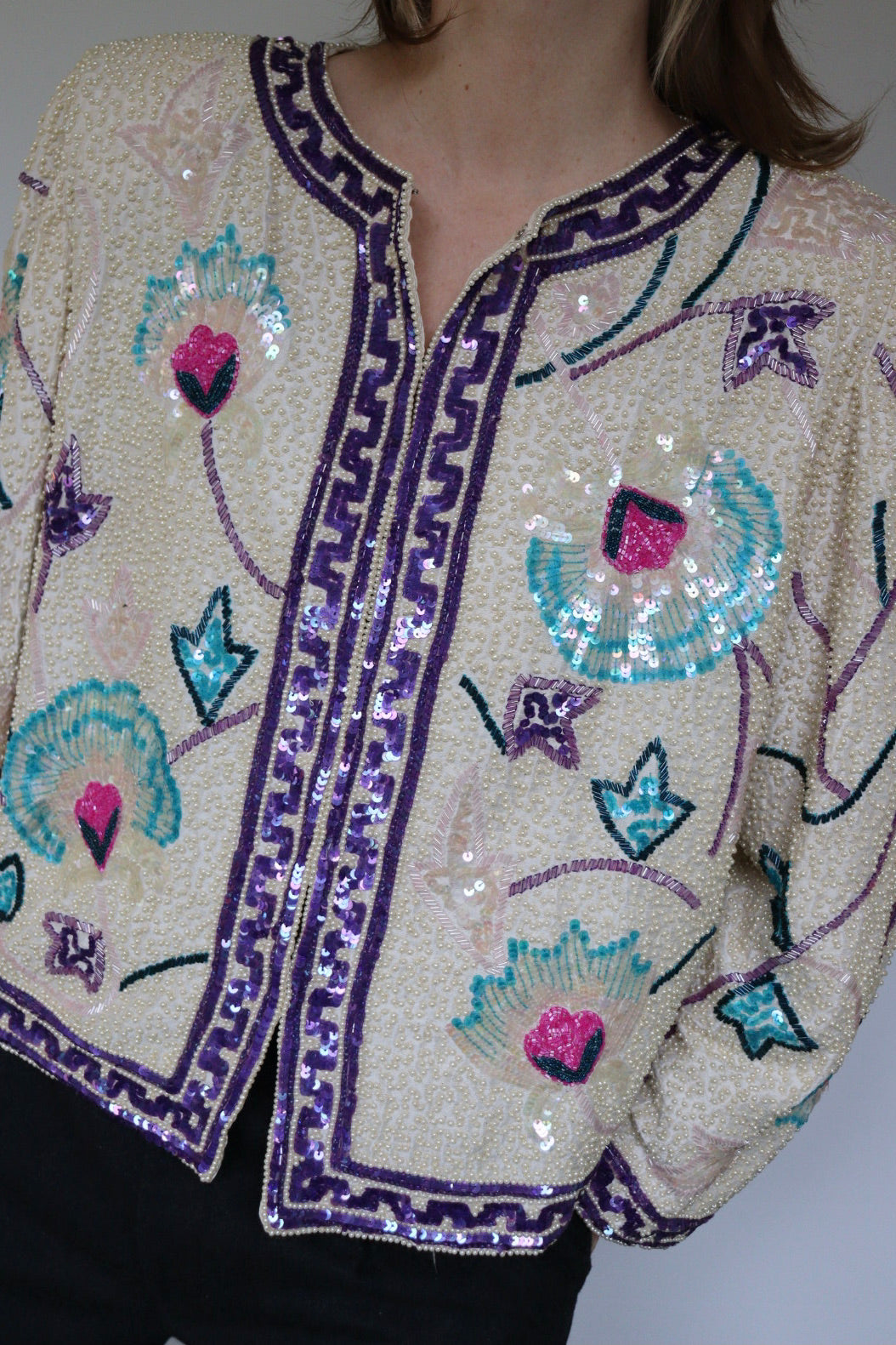 The Sequin Show - sequin jacket - S up to L