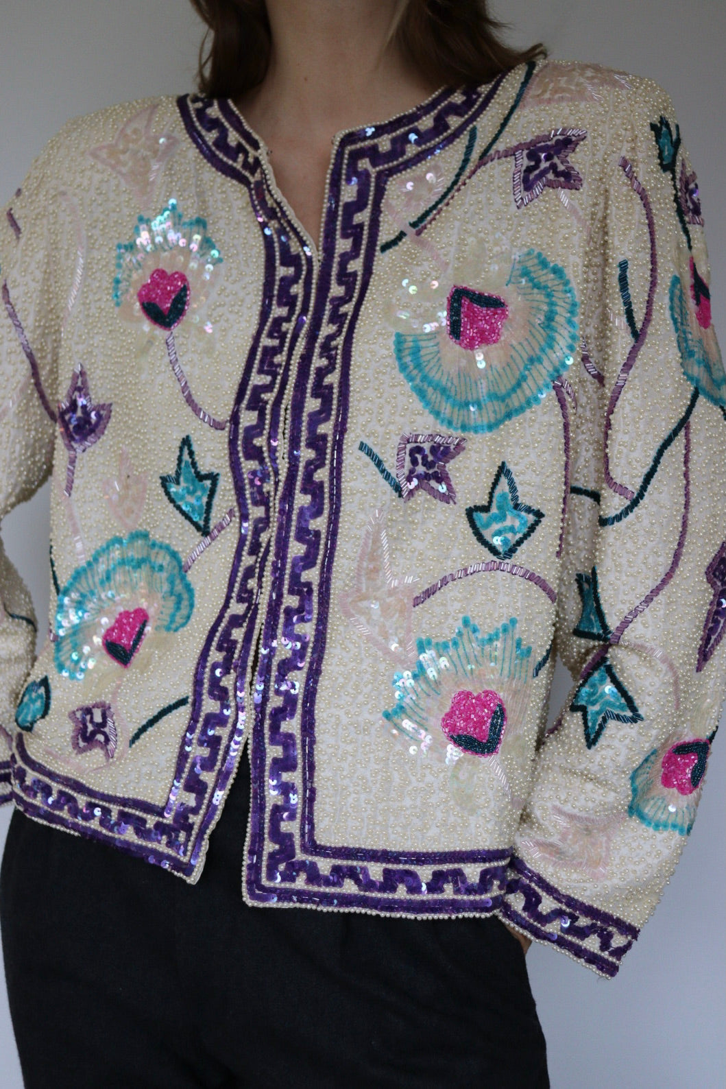 The Sequin Show - sequin jacket - S up to L