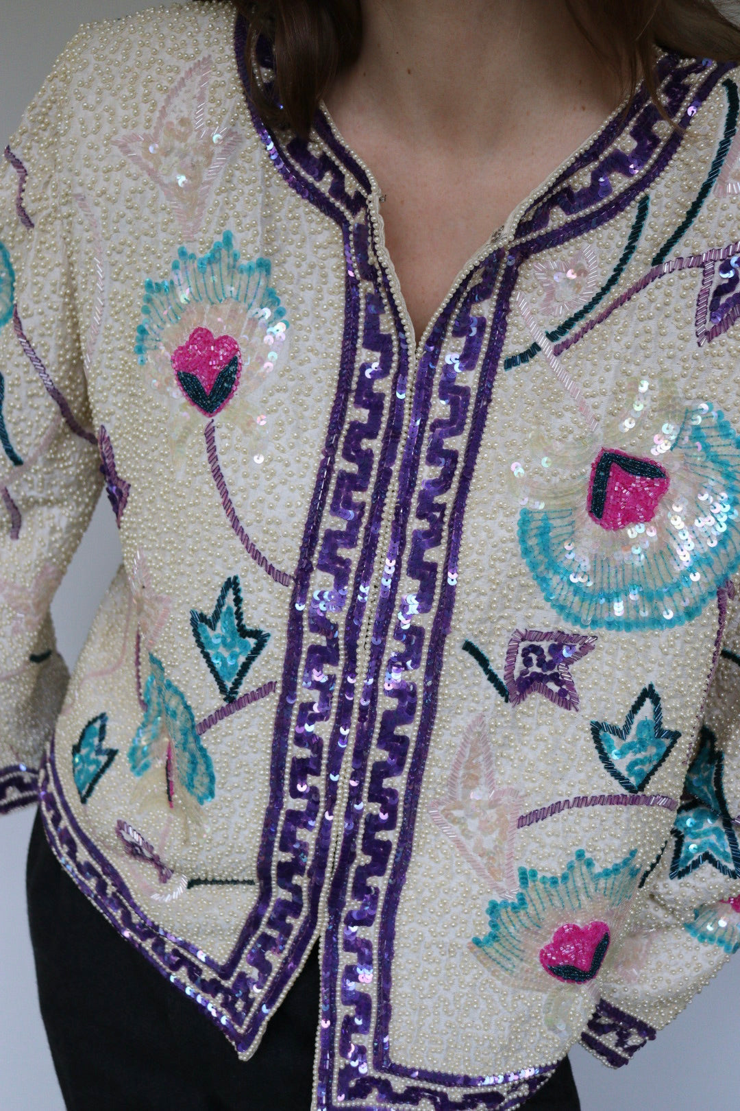 The Sequin Show - sequin jacket - S up to L