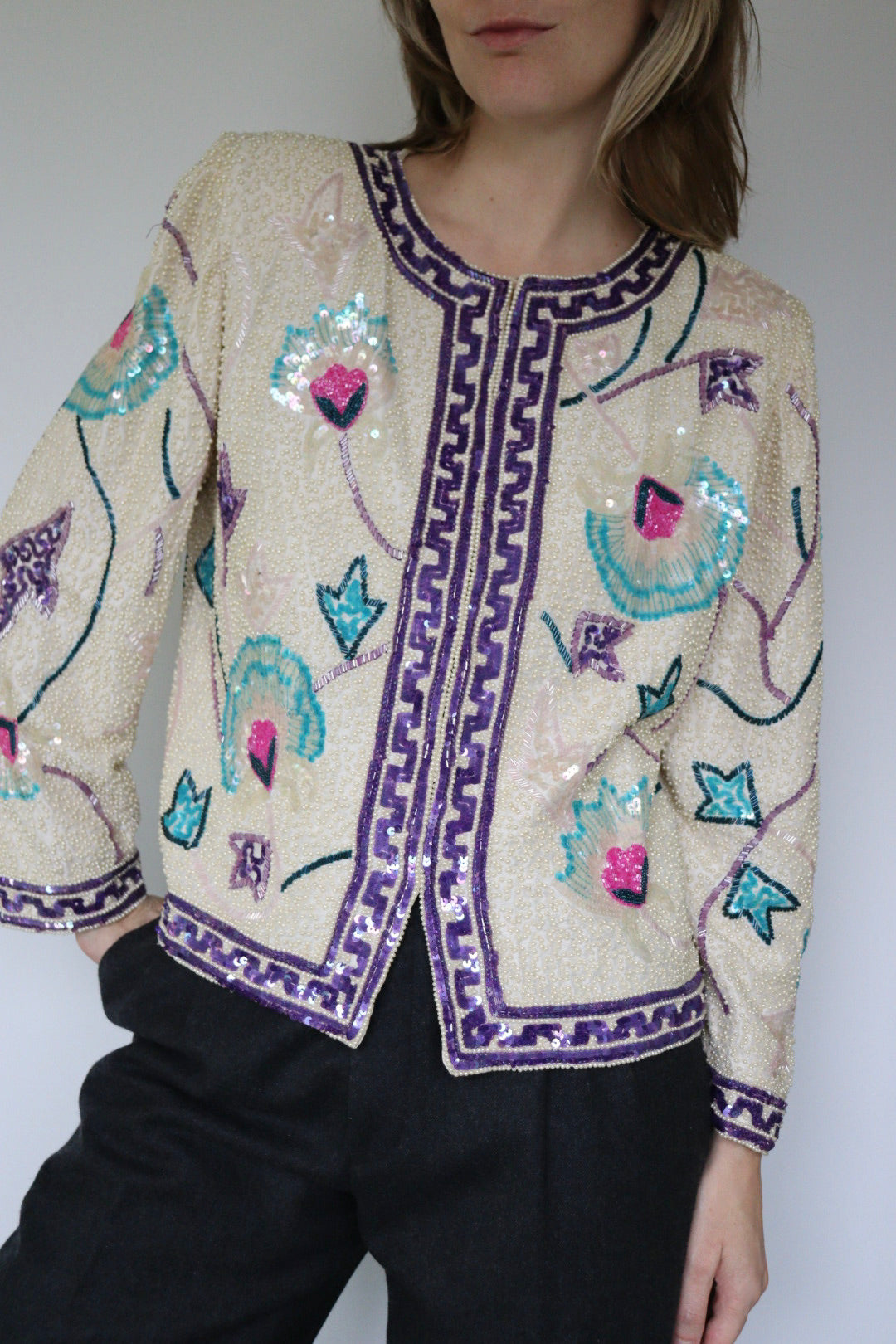 The Sequin Show - sequin jacket - S up to L